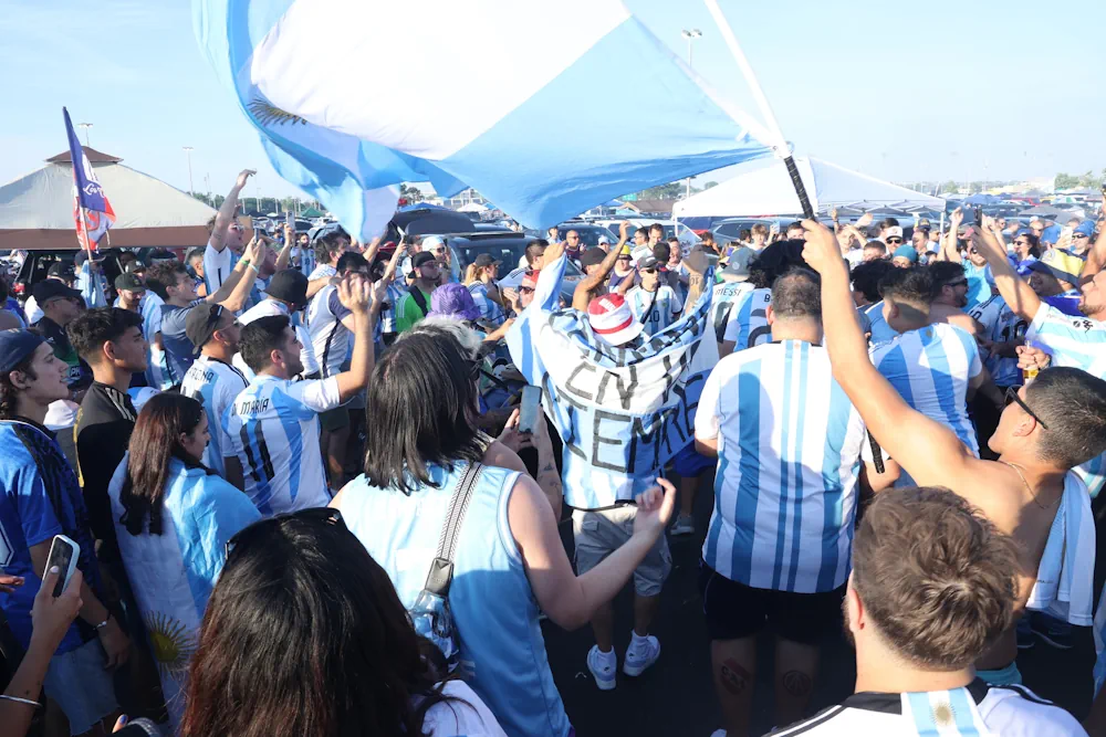 Argentinean football fans