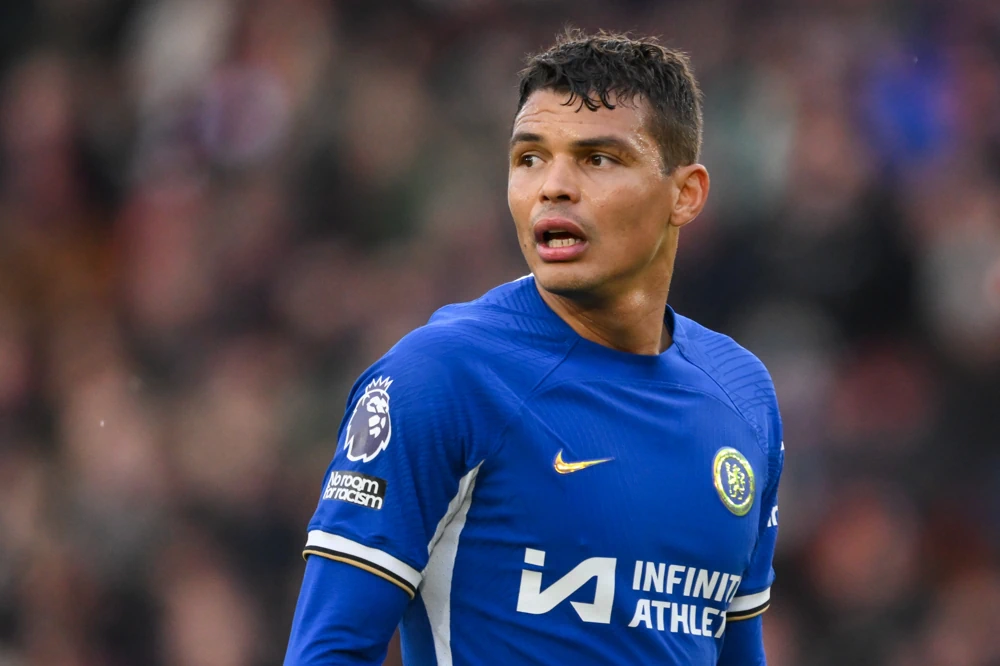 Thiago Silva, here in Chelsea