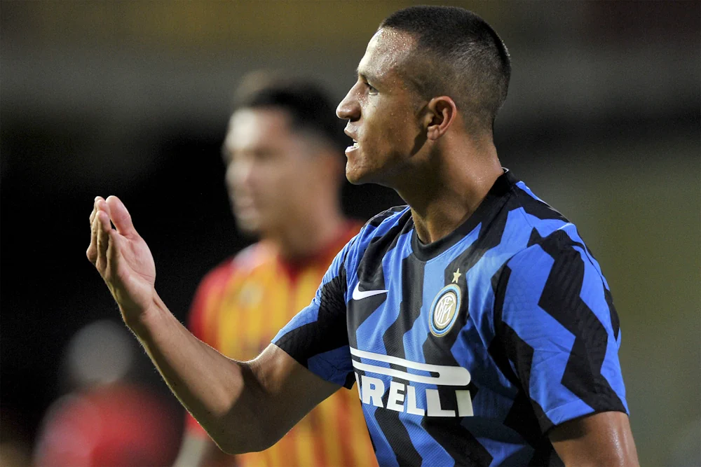 Alexis Sanchez while playing for Inter