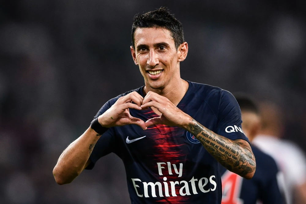 Ángel Di Maria, here in PSG