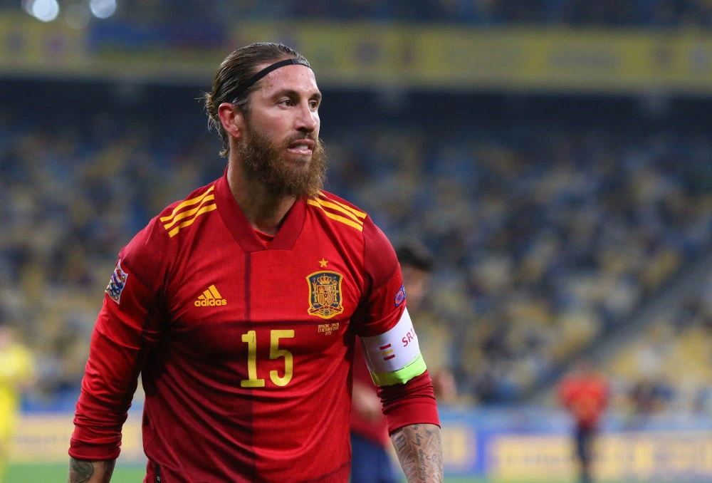 Sergio Ramos in the Spanish national team